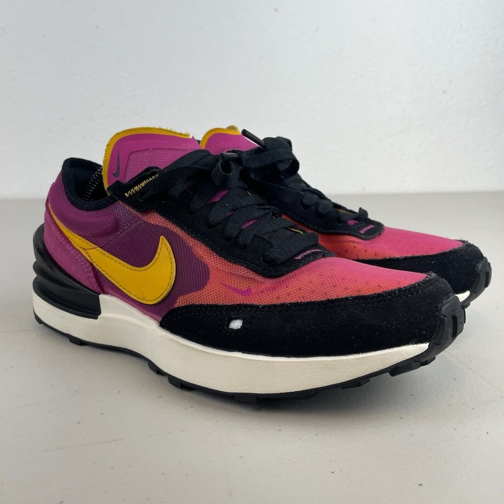 Nike Shoes Waffle One Low Youth 4Y Casual Fuchsia Purple DC2533-600 Sneaker